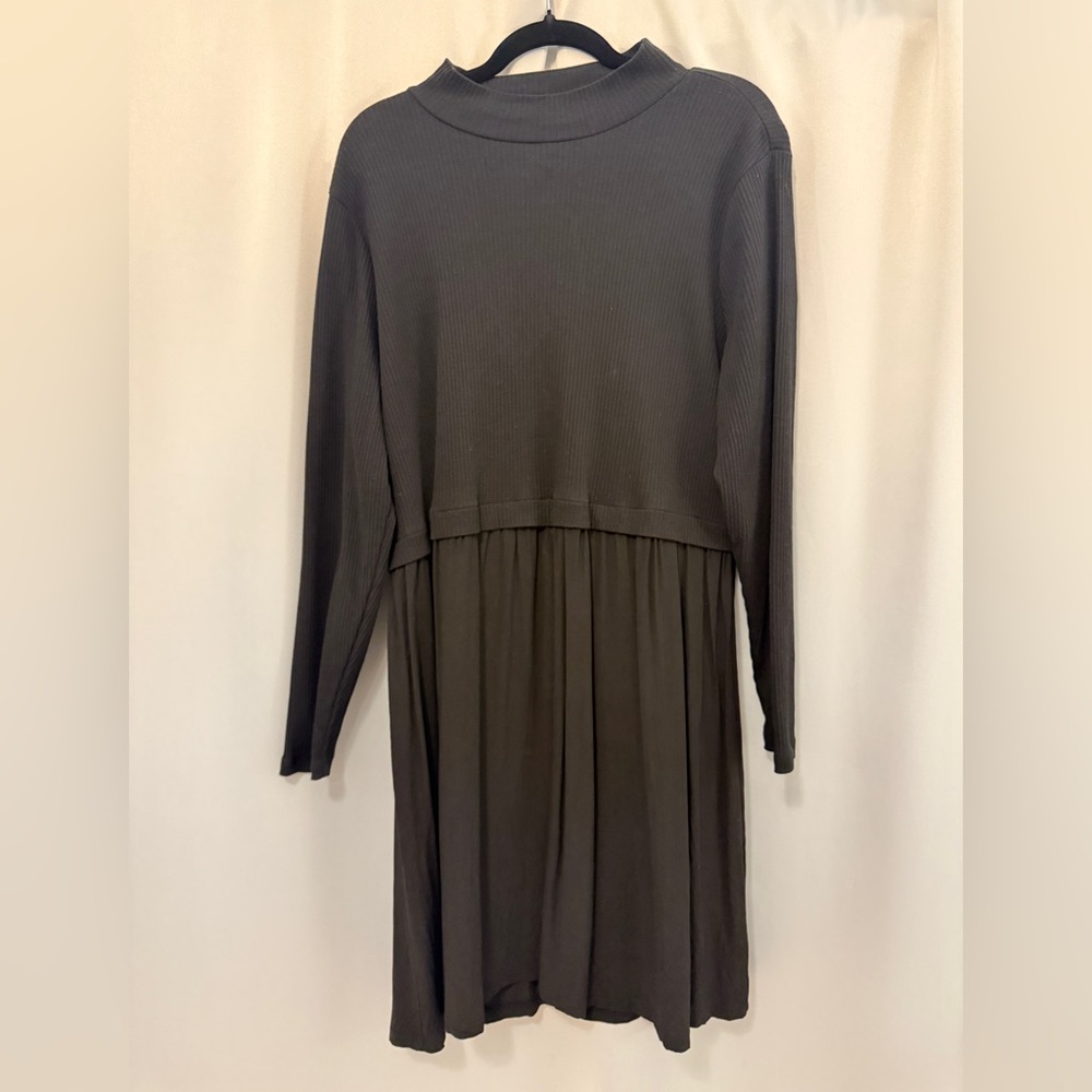 👠 3 for $ 30👠 Maurice’s Black Mock Neck Long-Sleeve Dress 👠 3 for $ 30👠